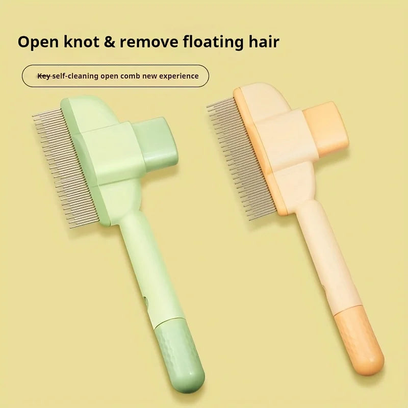 Pet Hair Remover Brush – Grooming Comb for Long-Haired Dogs & Cats